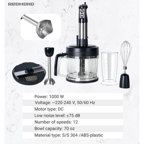 Buy Wholesale China Multipurpose Electric Hand Blender Set Food Processor  1000w Slicer Grater Chopper Stick Blender & Electric Chopper Blender at USD  20