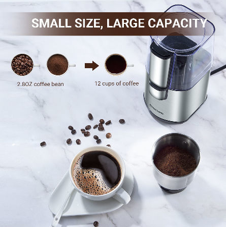 Buy Wholesale China Stainless Steel Coffee Grinder Mill Machine Portable  160w Electric Nuts Spice Coffee Bean Grinder & Electric Coffee Bean Grinder  at USD 11.6