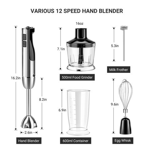 Buy Wholesale China High Quality Multi-function Wooden Design Hand Blender  Electric Juice Smoothie Juice Smoothie M & Electric Hand Blender Portable  Blender at USD 24.55