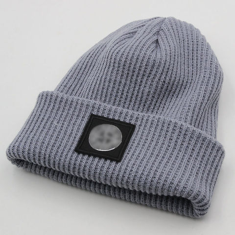 Sombrero de lana de punto negro de dibujos animados para hombre, gorro de punto con forma de cúpula sólida, sombrero de rendimiento
