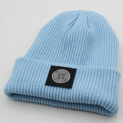 Sombrero de lana de punto negro de dibujos animados para hombre, gorro de punto con forma de cúpula sólida, sombrero de rendimiento