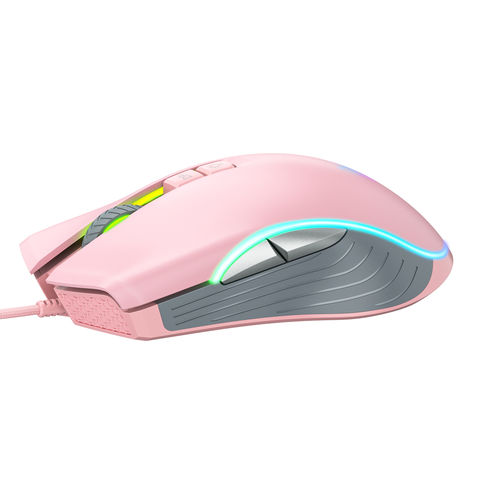 Mouse Gamer Motospeed V70 Rosa Pink Essential