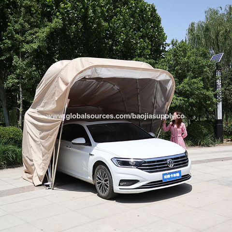 Buy Wholesale China Mobile Garage Automatic Mobile Telescopic Sunshade  Folding Sunblock Universal Folding Shed Stop & Parking Shed at USD 200