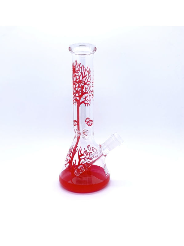 Tree Of Life Decal Glass Beaker Bong Smoke Water Pipe 12 Inch For Smoking