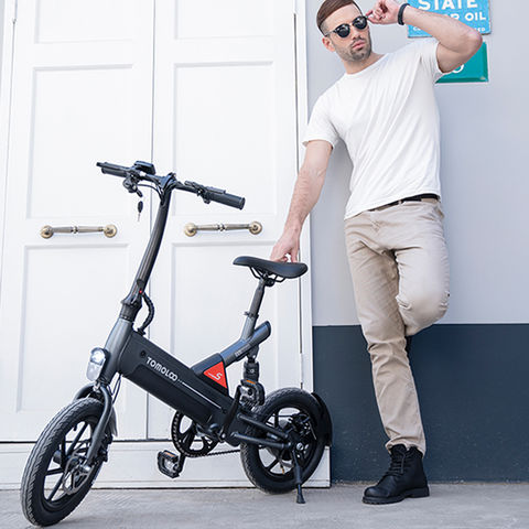  HAPPYRUN Bicicleta eléctrica para adultos, bicicleta eléctrica  plegable con batería extraíble de 36 V/6 Ah, ruedas de 14 pulgadas, bicicleta  eléctrica con frenos de disco doble, bicicleta eléctrica : Deportes y