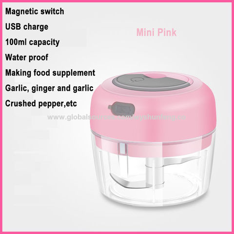 Buy Wholesale China Mini Garlic Chopper 100ml/250ml Wireless Portable Mini  Food Chopper With Usb Charging & Mini Usb Electric Food Choppers at USD  3.97