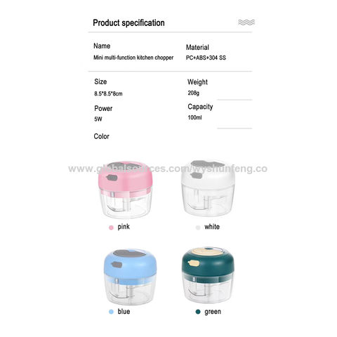 Chopper Makanan USB Mini 100ml