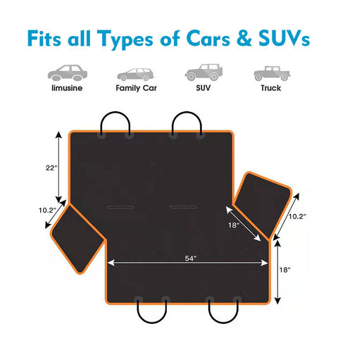 Compre Funda De Asiento De Coche Para Perro De Oxford A Prueba De Agua  Acolchada Antideslizante De Tela Personalizada Para Asiento Trasero y Funda  De Asiento De Coche Para Perro de China