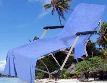 Beach chair towels with pockets hot sale