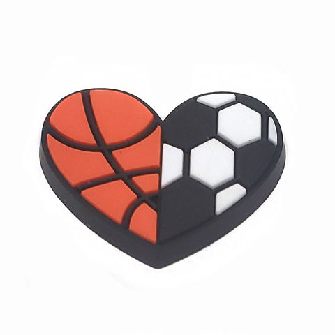 Buy Wholesale China Croc Charms New Arrival Basketball Theme