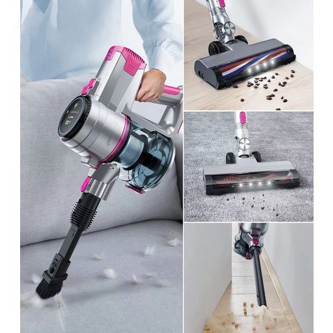 Cordless Handheld Vacuum, 6KPa Portable Rechargeable With 2 Led For House  or Car