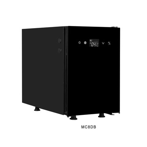 Mini enfriador/refrigerador de leche de chapa metálica de 8L para máquina de café con pantalla LCD