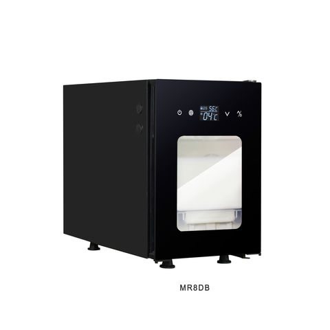 Mini enfriador/refrigerador de leche de chapa metálica de 8L para máquina de café con pantalla LCD