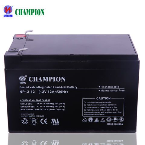 Buy Wholesale China Valve Regulated Lead-acid Battery Rechargeable Battery  Stable Quality & Vrla Battery at USD 11.6