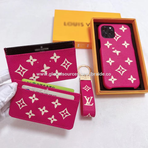 LOUIS VUITTON LV LOGO PINK iPhone 13 Pro Max Case Cover
