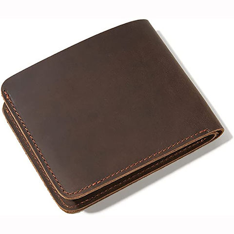 Portefeuille Long en Cuir Personnalisé pour Homme, Portefeuilles en Cuir Véritable pour Hommes avec Porte-Monnaie, Cadeau