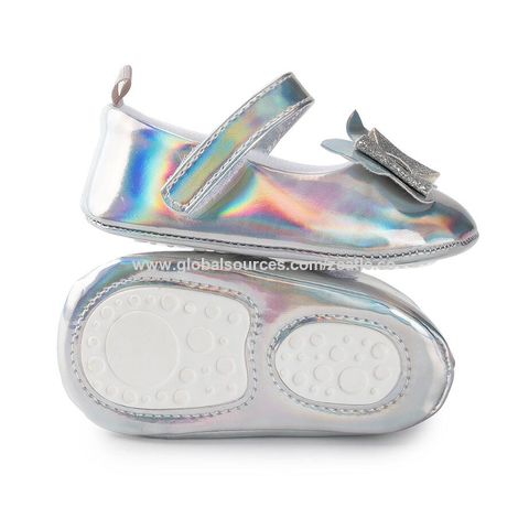Sapatos de Vestir Estilo Bailarina Mary Jane com Laço para Bebés/Crianças - Calçado Infantil Formal
