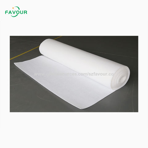 Material de filtro de alto rendimiento filtro de aire materia prima lavable filtro de fibra de vidrio