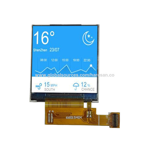 Module de montre intelligente d'approvisionnement d'usine, écran TFT 1,54 pouce 240x240, écran tactile capacitif IPS