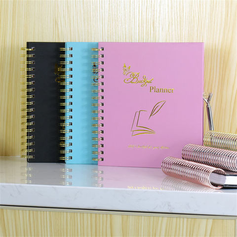 A5 Pink Bullet Journal Dotted Grid Paper Note Book Spiral Bound Hard Cover