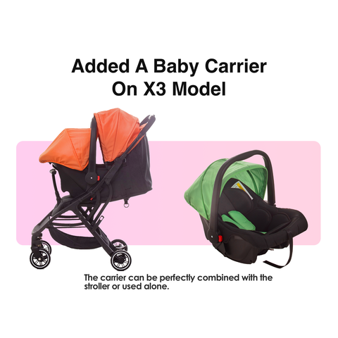 Acheter Enfants';S Poussette pliante bébé poussette Portable pliable  bidirectionnel couché bébé poussette avec bébé quatre roues.