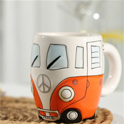 Buy Wholesale China Cartoon Double Decker Bus Mugs Hand Painting Retro  Ceramic Cup Coffee Milk Tea Vintage Style Car Mug & Hand Painting Retro  Ceramic Cup at USD 2.5