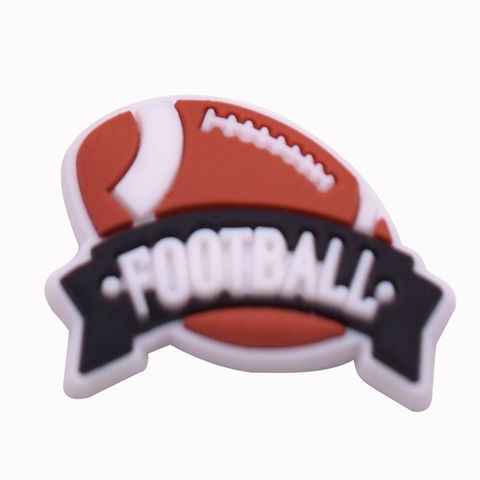 Football Croc Charms Cowboy