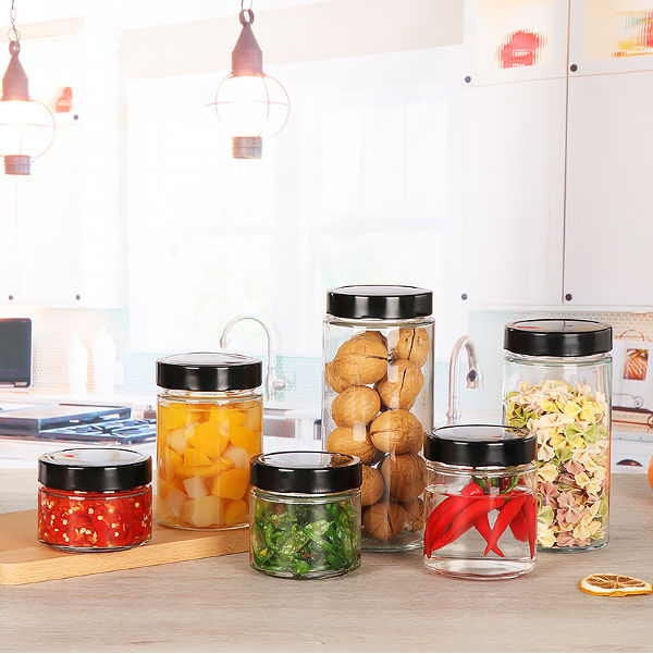 Glass Mini Jam Jars with Lug Cap, Bulk