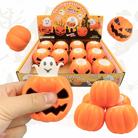 Halloween Decor Pumpkin Squishy Toy Stress Relief Toys Little