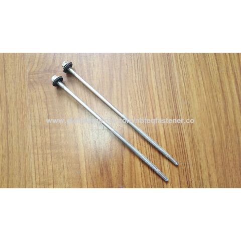 Indented Hex Washer Head Double Thread (BSD/CSD) No.5 Point Bonded Washer Sandwich Panel screw