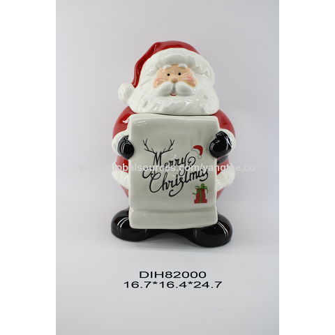 Buy Wholesale China Ceramic Christmas Cookie Jar & Cookie Jars at USD 1.5