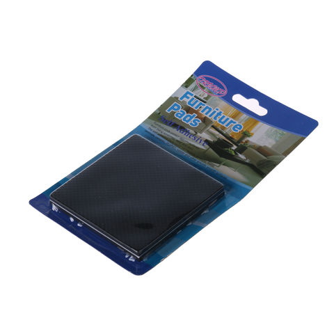 Lot de 8 patins en feutre carrés auto-adhésifs antidérapants en EVA pour meubles, 38*38mm