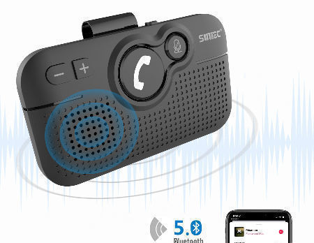 Achetez en gros Le Kit De Voiture Bluetooth Mains Libres Pour Téléphone  Portable Prend En Charge La Commande Vocale Siri Google Assistant Chine et  Kits Mains Libres De Voiture Bluetooth à 12.5