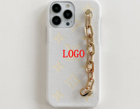 LV iPhone Case with Gold Chain