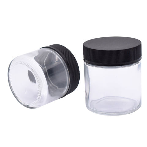 Dry Flower Glass Jar Large Glass Bottle for Storage Jar with Plastic Cr Lids  - China High Quality, Customize The Size