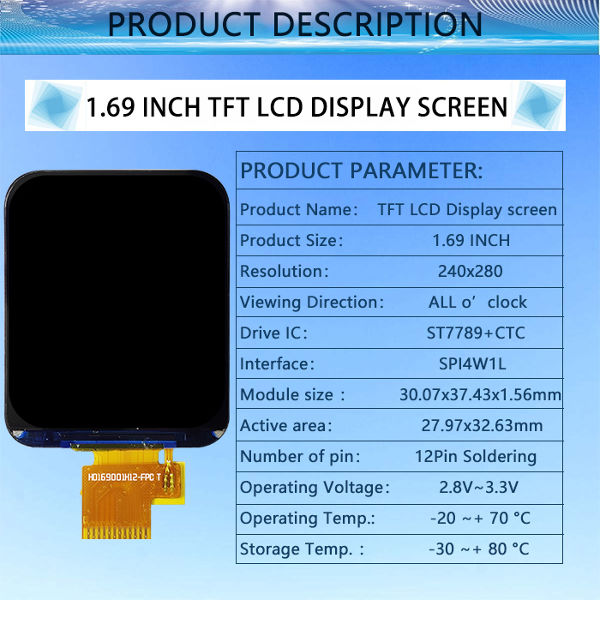 tft display vs ips lcd display supplier