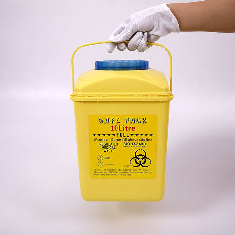 Hard Plastic Biohazard Specimen Container