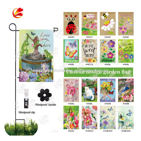 Banderas Decorativas de Temporada para Fiestas, Banderas de Jardín Decorativas Personalizadas, Banderas de Jardín