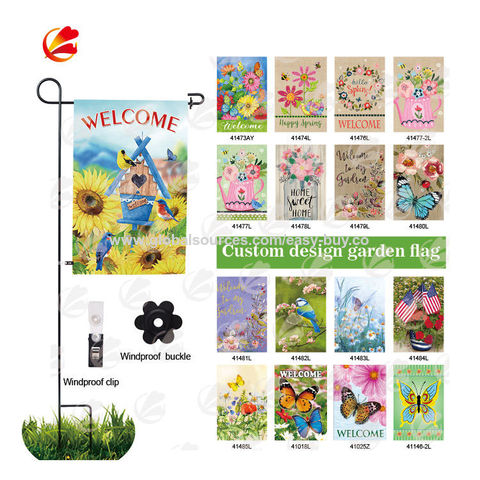 Banderas Decorativas de Temporada para Fiestas, Banderas de Jardín Decorativas Personalizadas, Banderas de Jardín