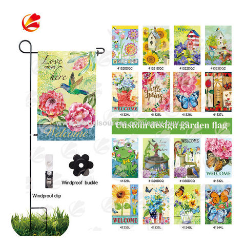 Banderas Decorativas de Temporada para Fiestas, Banderas de Jardín Decorativas Personalizadas, Banderas de Jardín