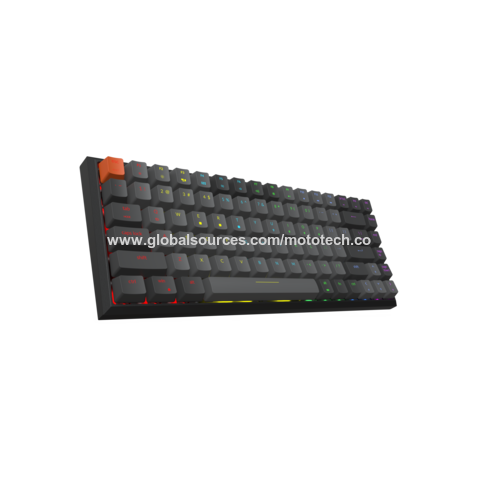 Motospeed SK84 Clavier Mécanique Gaming Bluetooth Sans Fil, Switch Rouge/Bleu, 84 Touches, Hot Swap