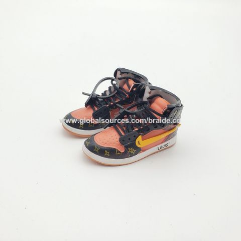 Nike/Louis Mini Shoe Keychain Single or Pair With or Without The Box