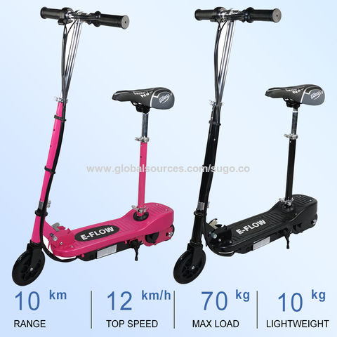 Scooter électrique enfant rétro 350W bleu - 4 à 10 ans