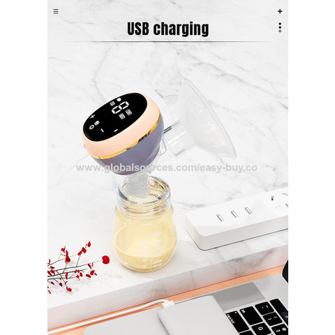 Bombas de mama sem fio portátil silicone automático mãos livres bomba de mama elétrica
