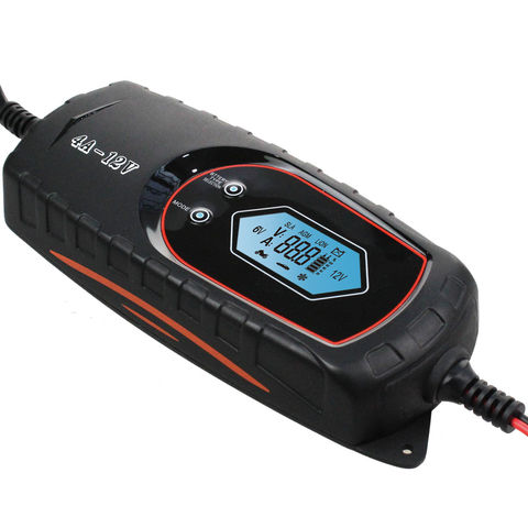 Chargeur de batterie voiture portable 12V 4 amp
