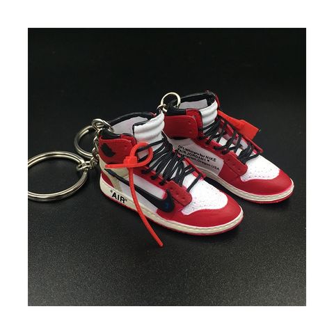 Designer Mini 3D Stéréo Sneaker Porte-clés Femme Hommes Enfants Porte-clés  Chaussures De Luxe Porte-clés Voiture Sac À Main Porte-clés Chaussures De