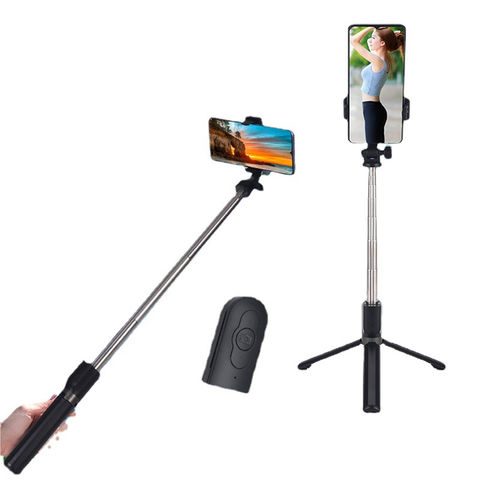 Palo selfie, trípode profesional para selfie de 45 pulgadas, palo selfie  extensible con control remoto inalámbrico y soporte de trípode para iPhone  14