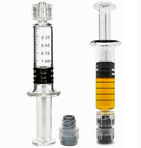 Glass Syringe,luer Lock Glass Syringe 1ml 1.5ml 2.25ml 3ml Glass