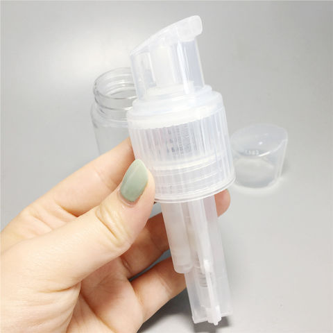 Botella de polvo bomba de polvo 60 ml vacío plástico negro champú pelo fibra polvo botella