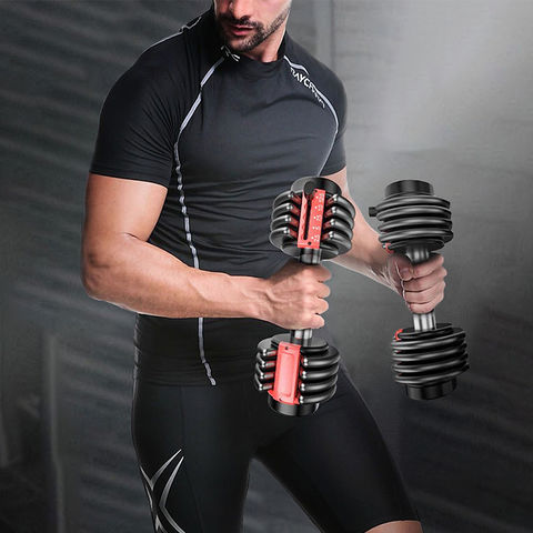 Compre Mancuernas De Pesas Ajustables Automáticas De 25 Libras